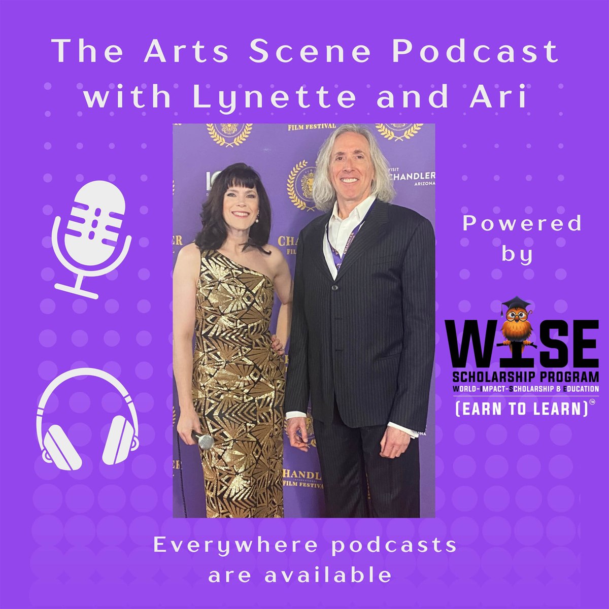 Official podcast artwork featuring Lynette Carrington and Ari Levin